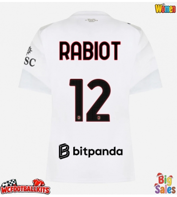 AC Milan Adrien Rabiot #12 Replica Away Stadium Shirt for Women 2026-27 Short Sleeve